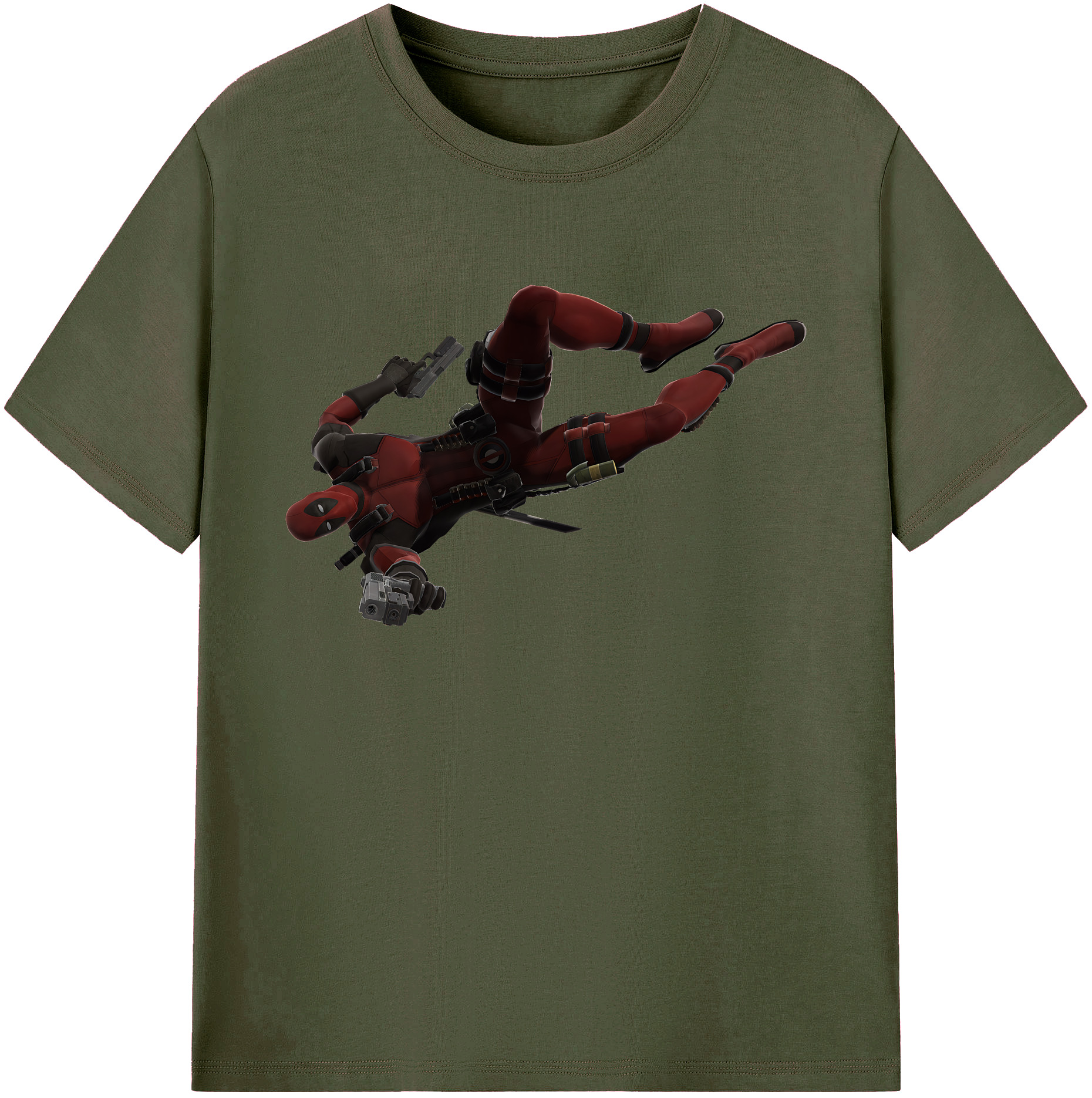 （画像用） Deadpool デッドプール 綿100％ メンズ半袖Tシャツ｜肌触りやわらか＆通気性